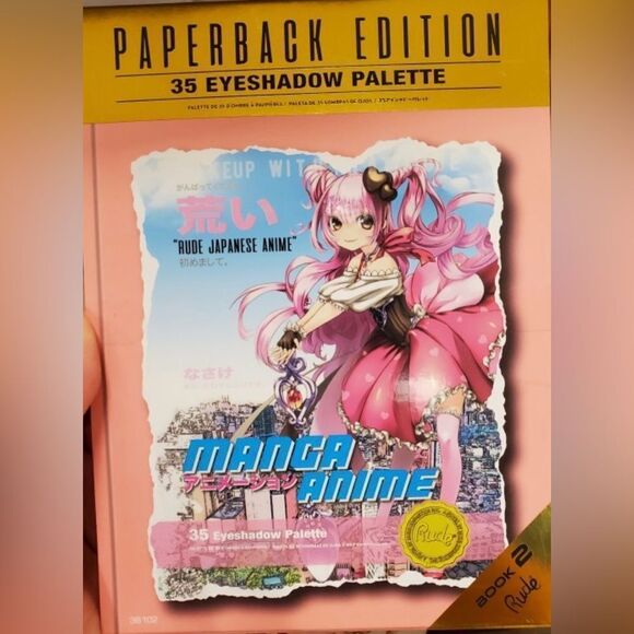 NIB Rude Cosmetics 
Manga Anime 35 Eyeshadow Palette - Picture 2 of 9